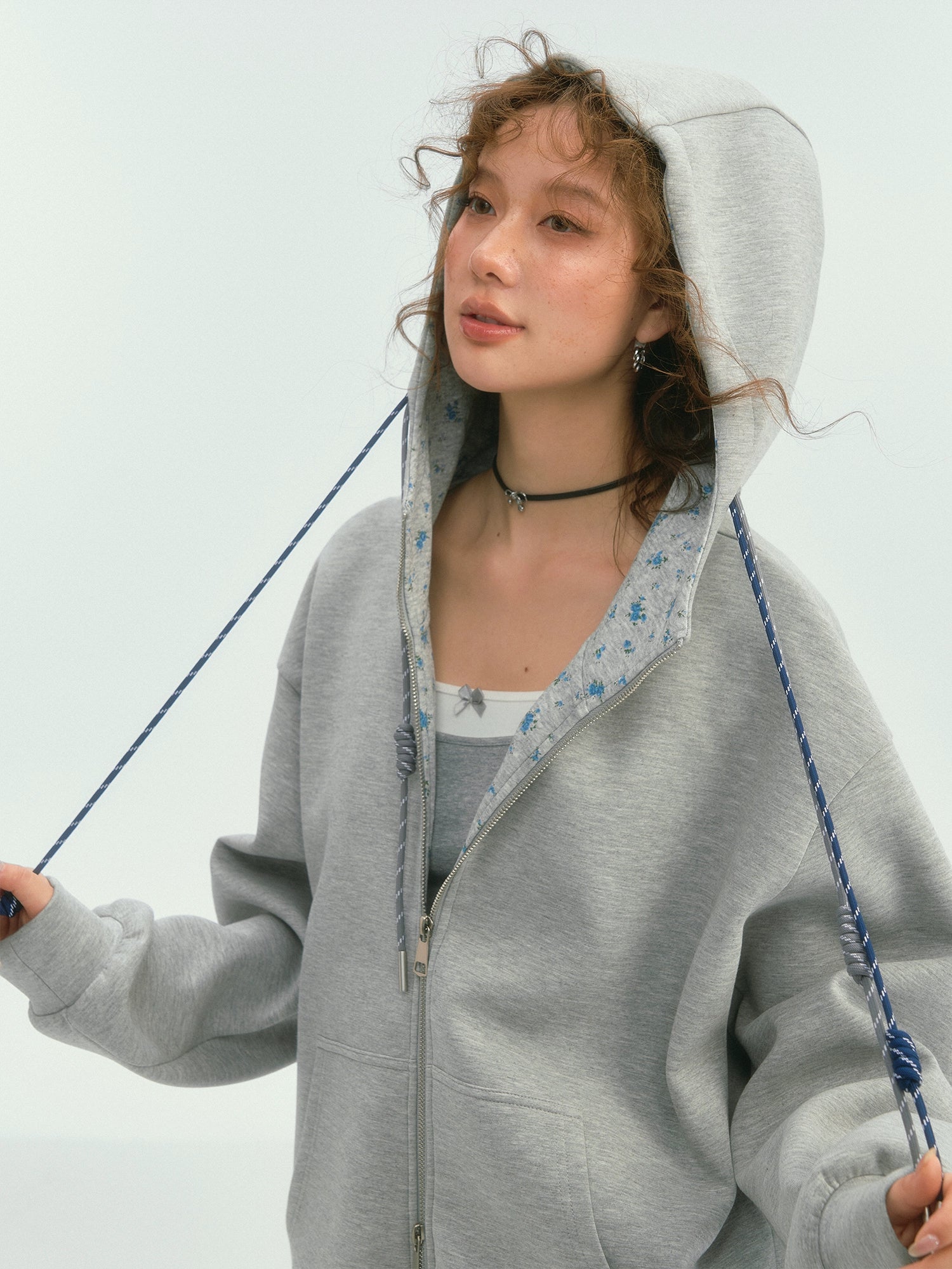 Color-Blocked Hooded Sweatshirt - CHINASQUAD