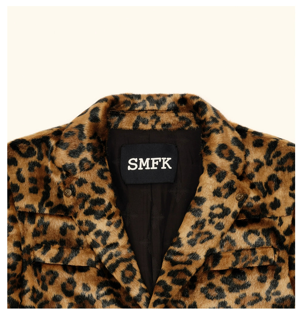 Wild World Leopard Faux Fur Suit - CHINASQUAD