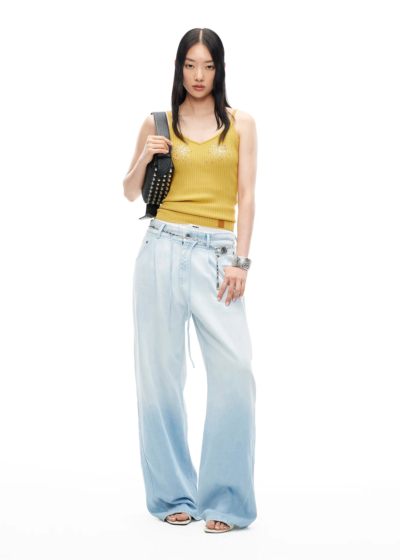 Firework Embroidered V-Neck Camisole