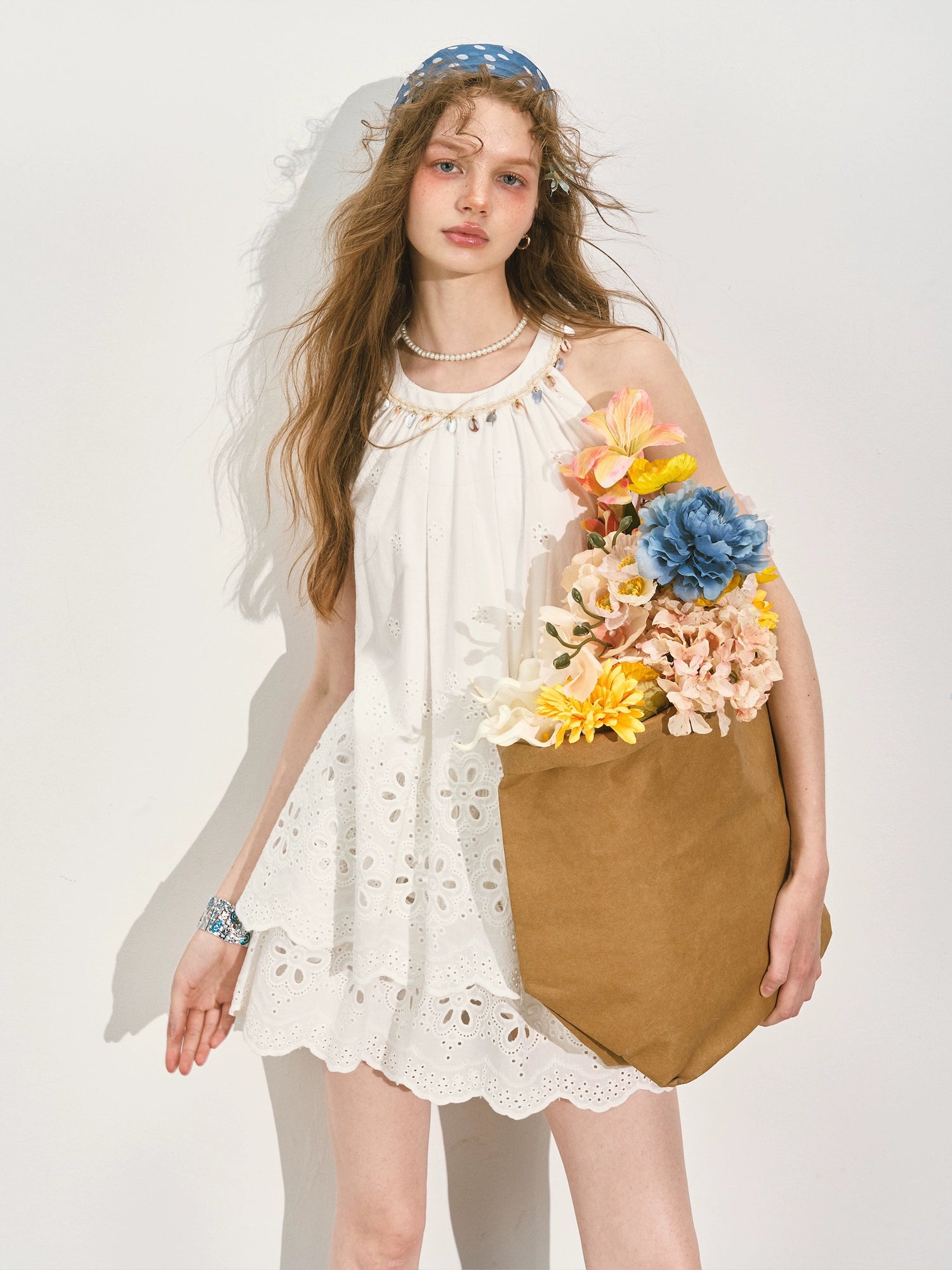 Vacation-Style Sleeveless Top & Skirt Set - CHINASQUAD