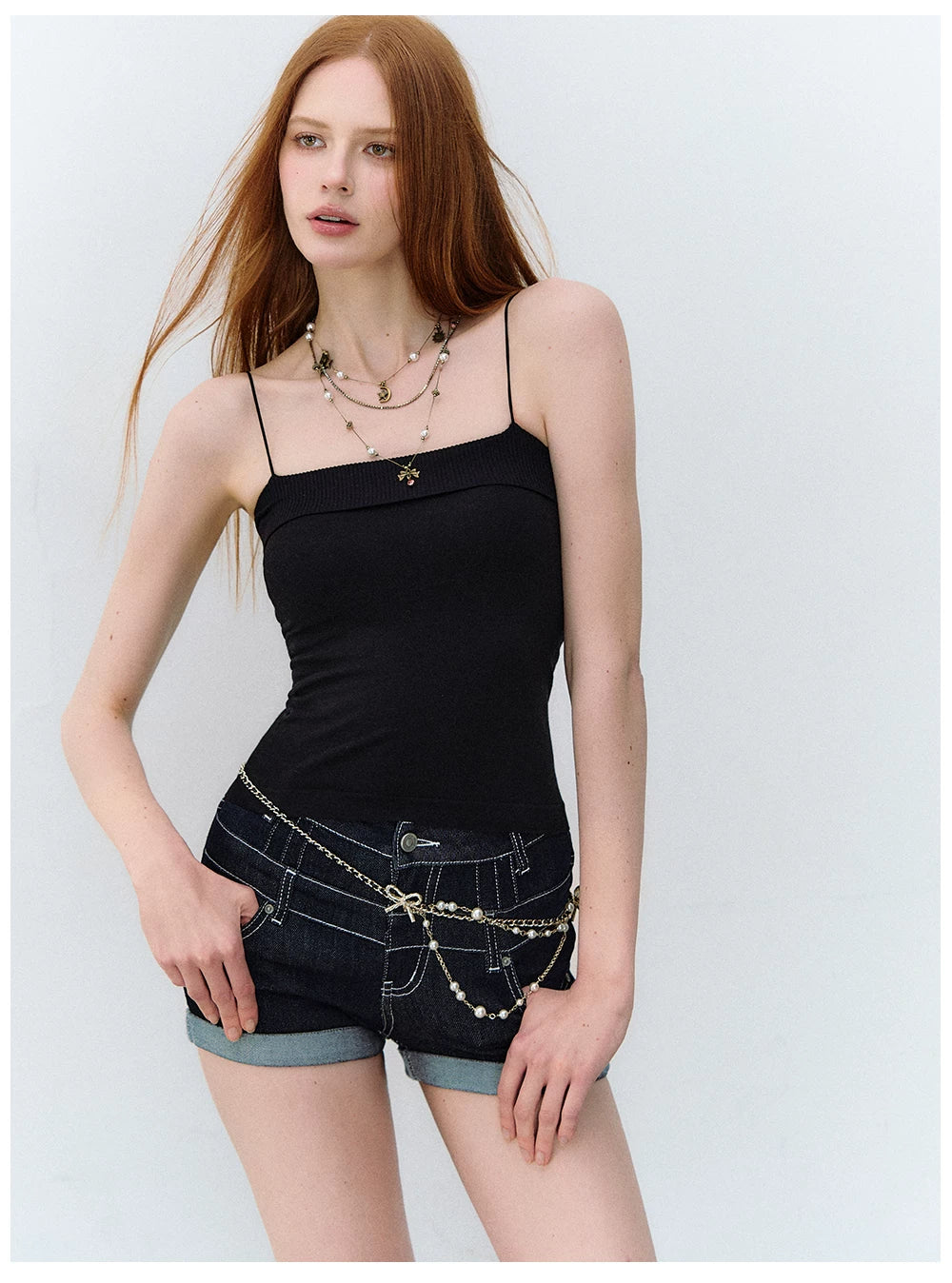 X-line Seamless Silk Wool Camisole