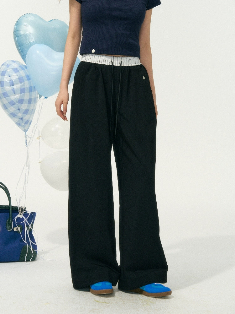 Tie-waist Drapey Airy Pants - CHINASQUAD