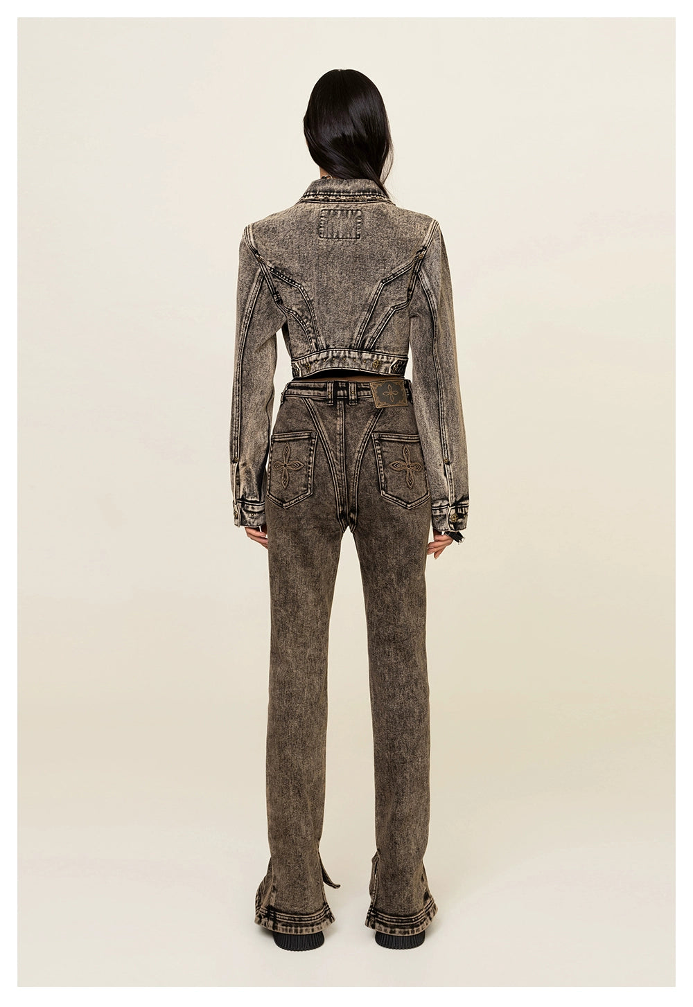 Ancient Myth Mustang short Denim Jacket - CHINASQUAD