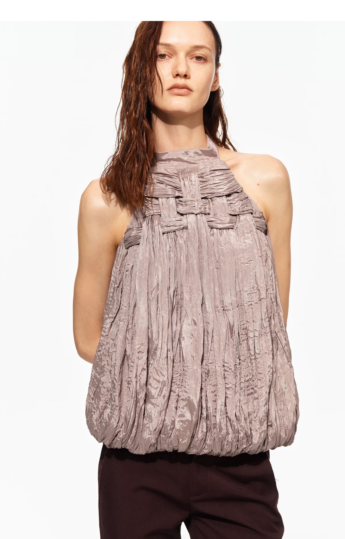 Handwoven Halter Bubble Tank