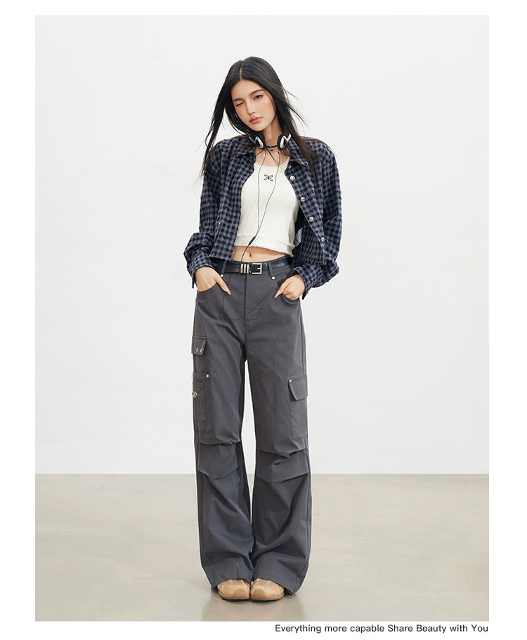 Frayed Argyle Plaid Shirt - CHINASQUAD