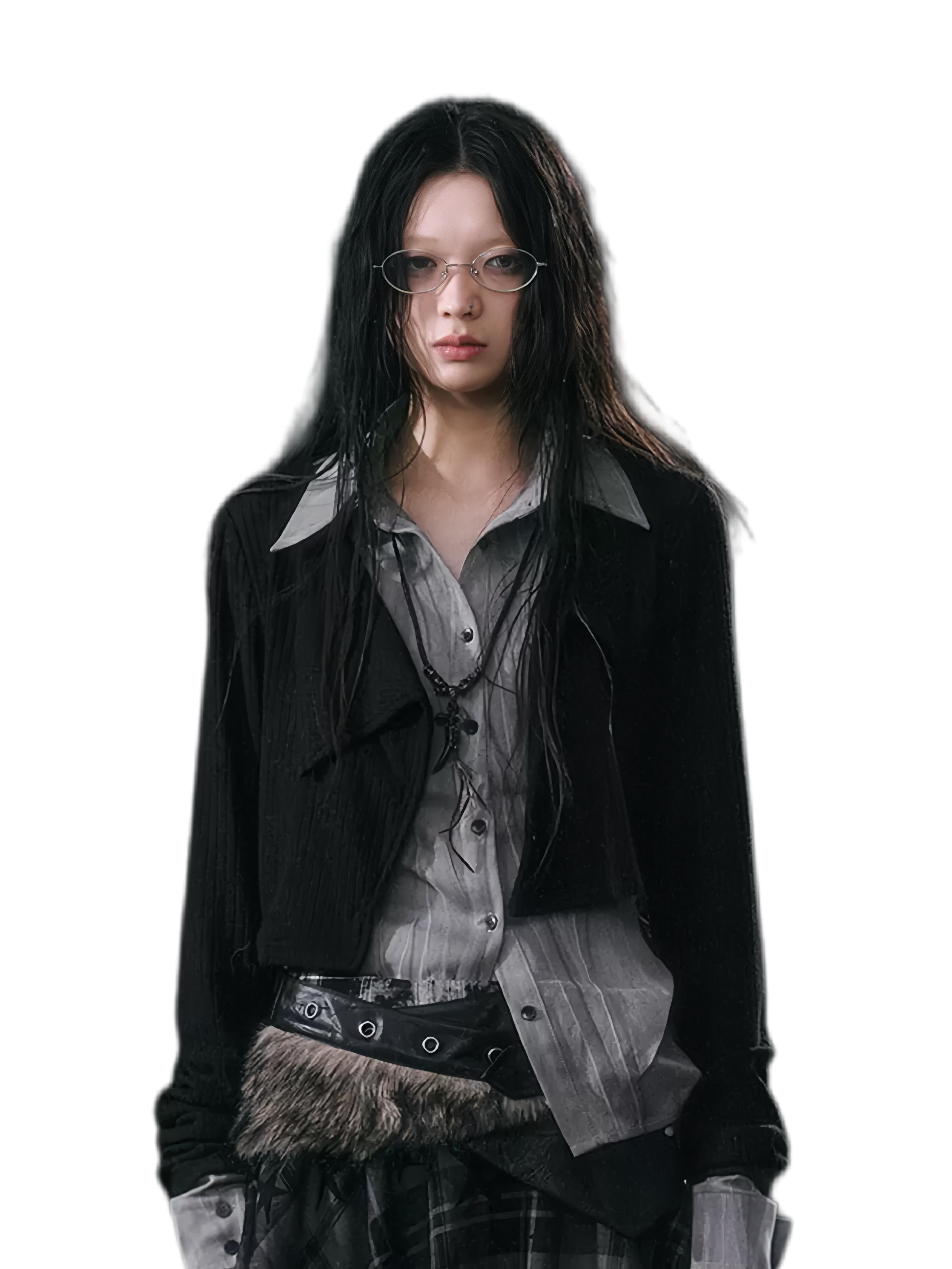 Cest Nous Faux Layered Patchwork Shirt – Shirts