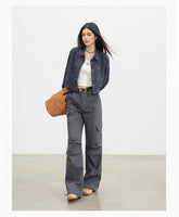 Ruched Cargo Pants - CHINASQUAD