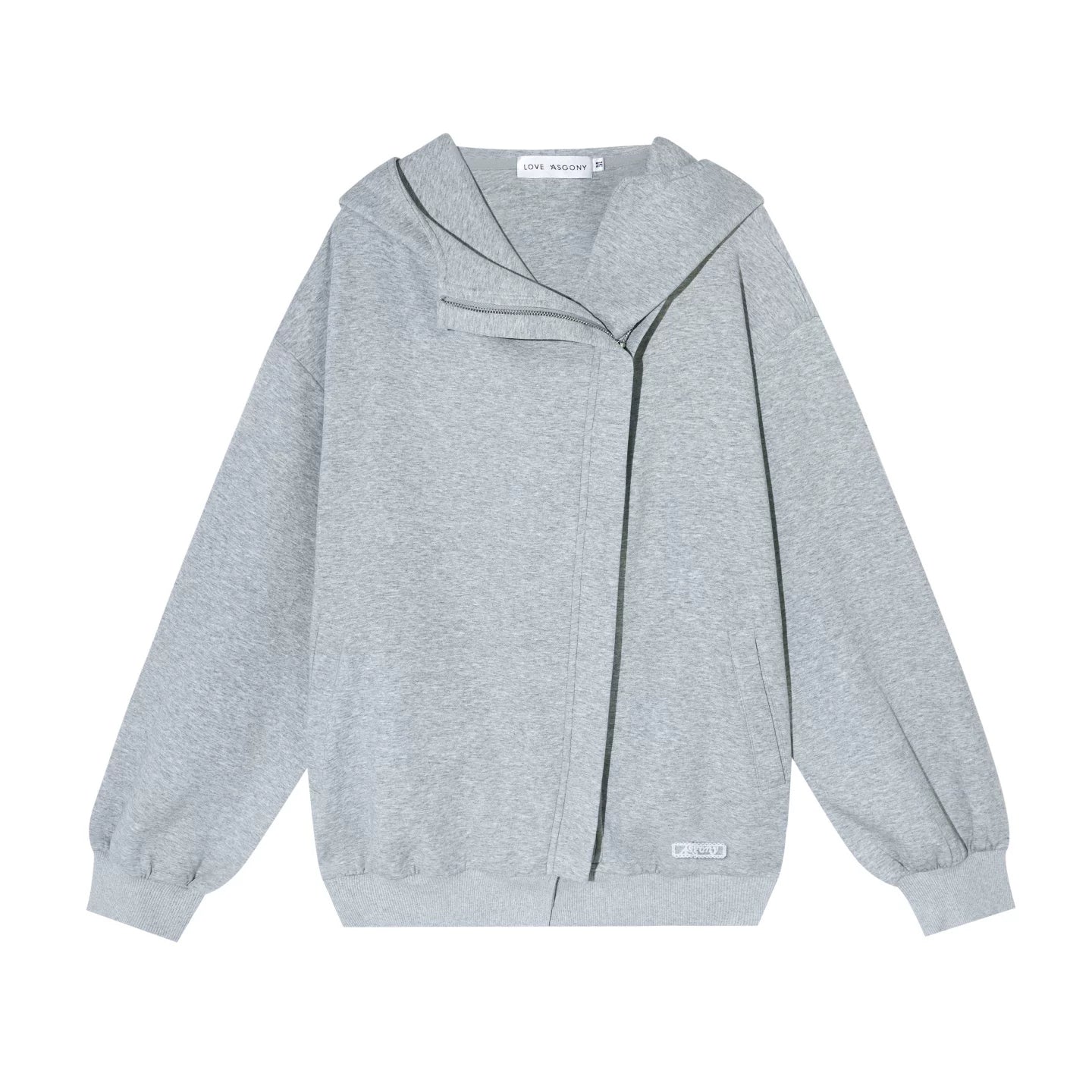 Hooded Zip-Up Sweatshirt & Flared Sweatpants Set