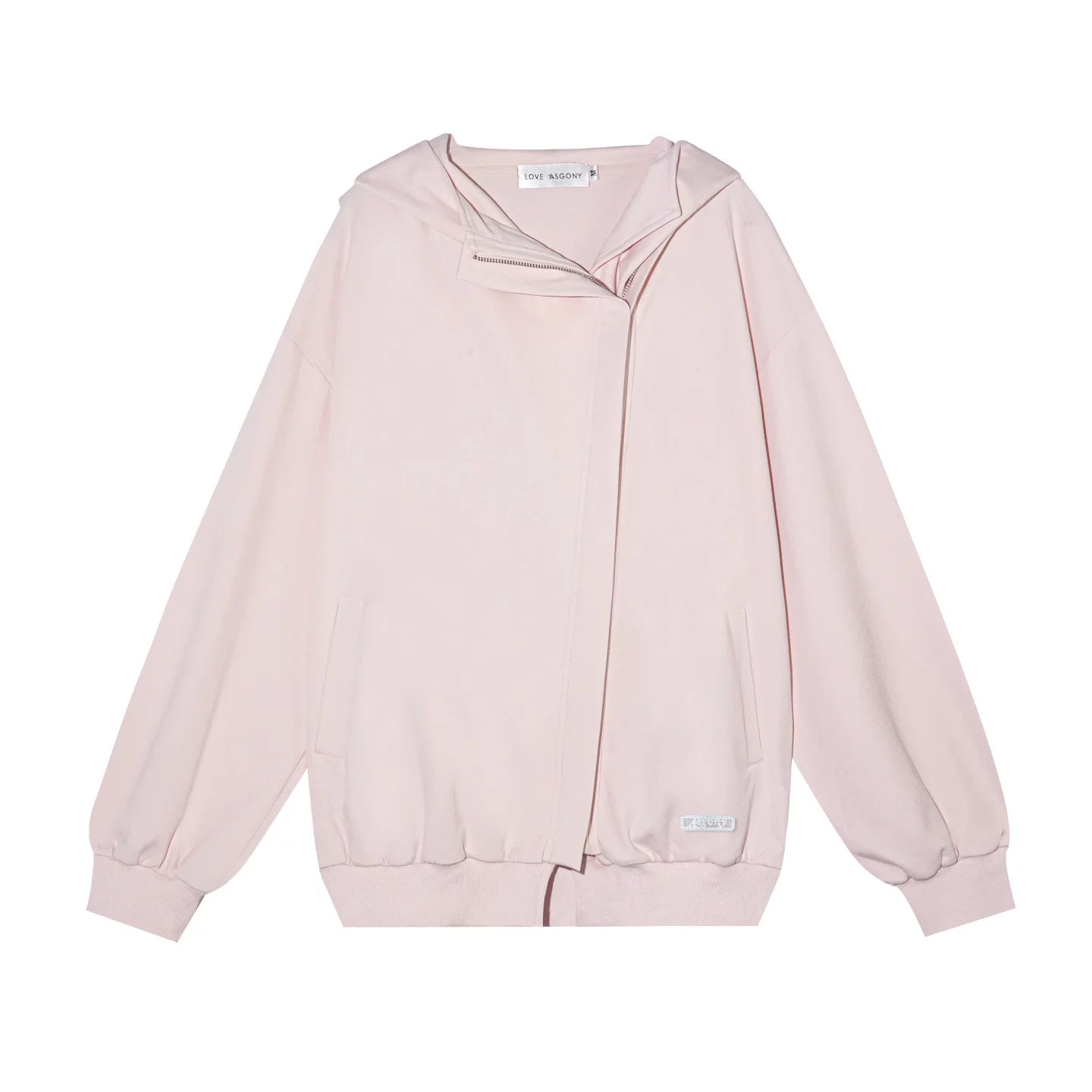 Hooded Zip-Up Sweatshirt & Flared Sweatpants Set