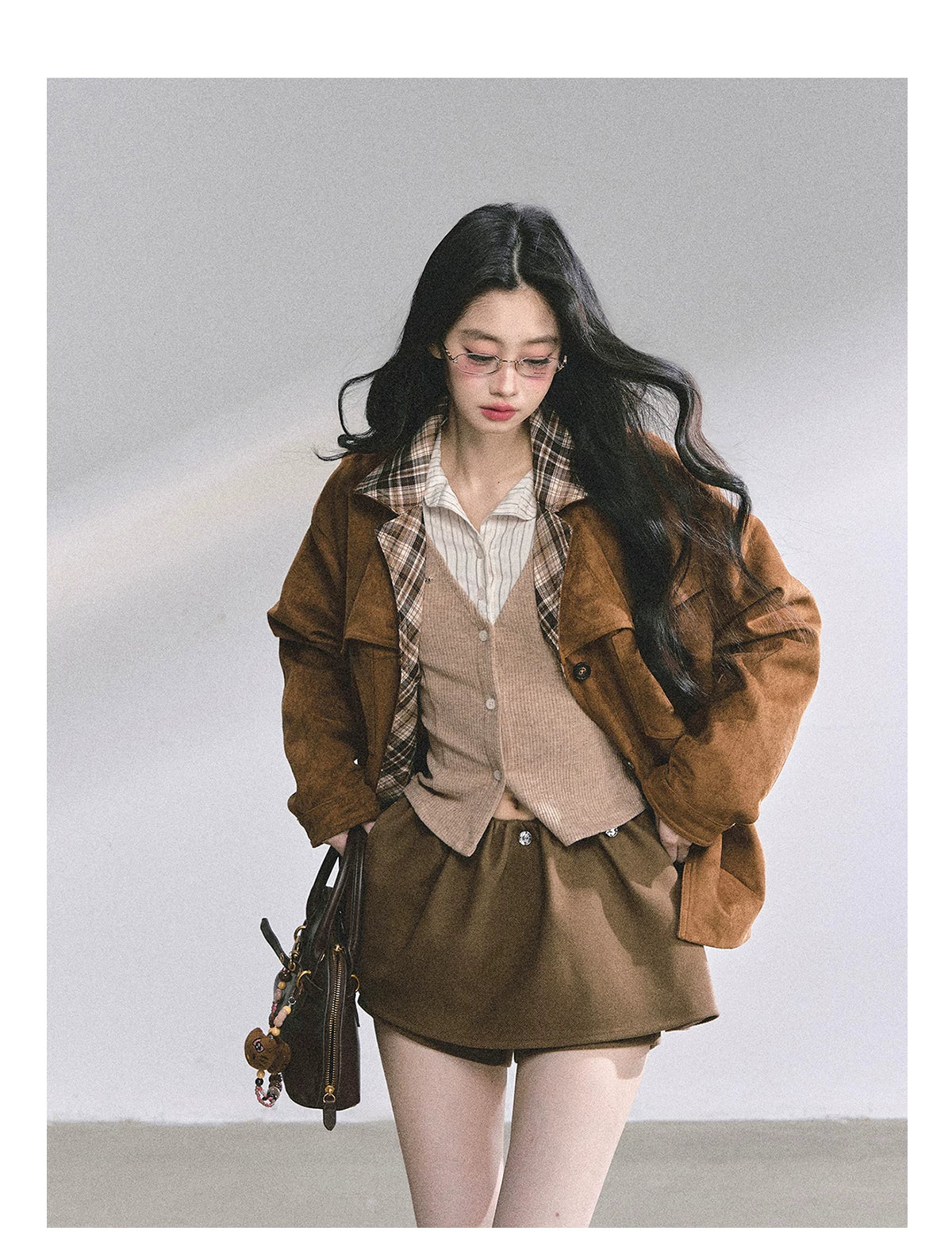 Two-Piece Jacket & Mini Skirt Set