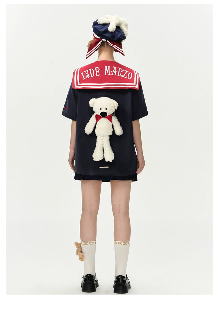 Bear Sailor Dual Piece T-Shirt - CHINASQUAD