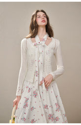 Rose Pleats Halter Midi Dress - CHINASQUAD