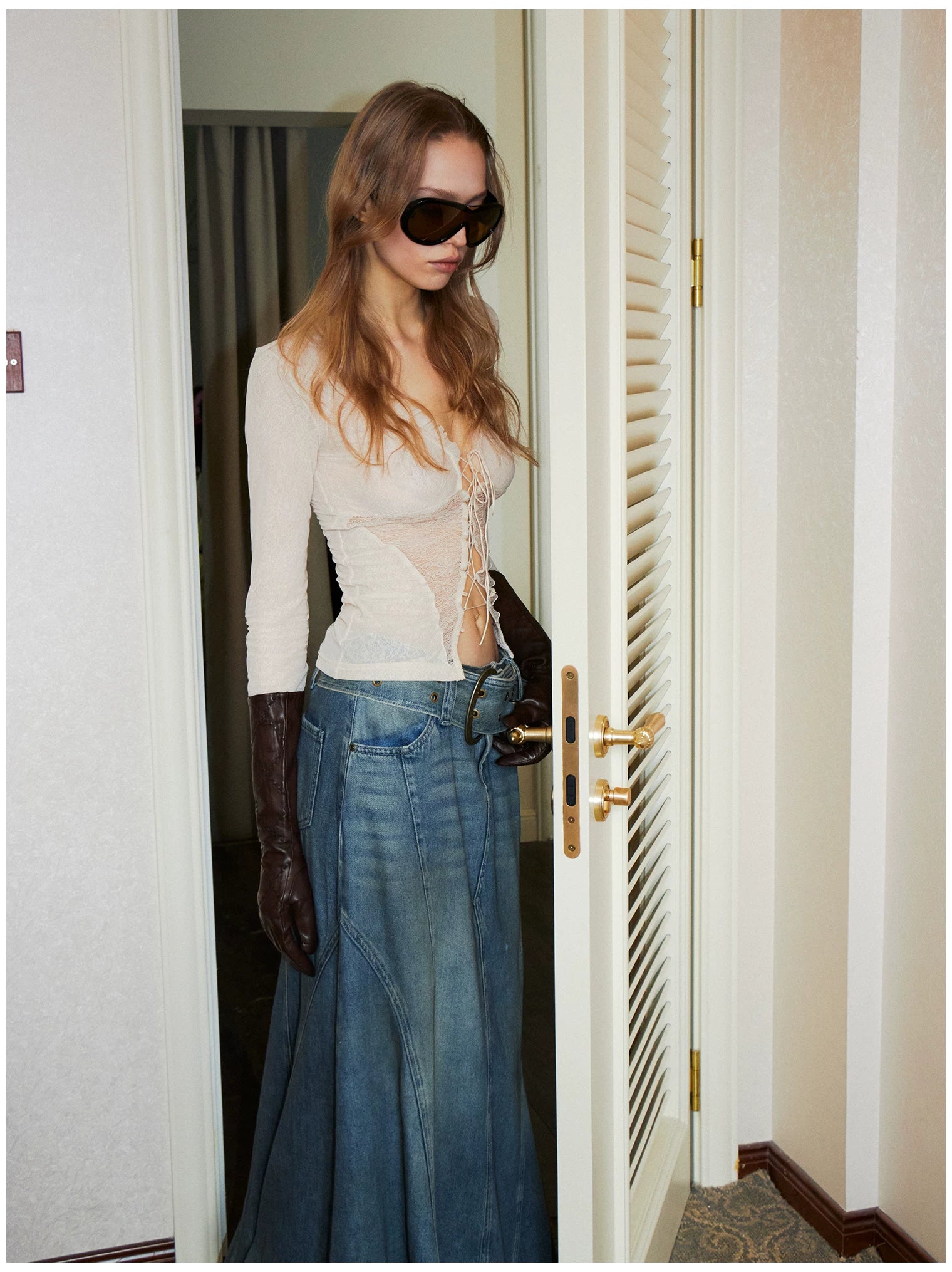 Mesh Panel Drawstring Base Layer