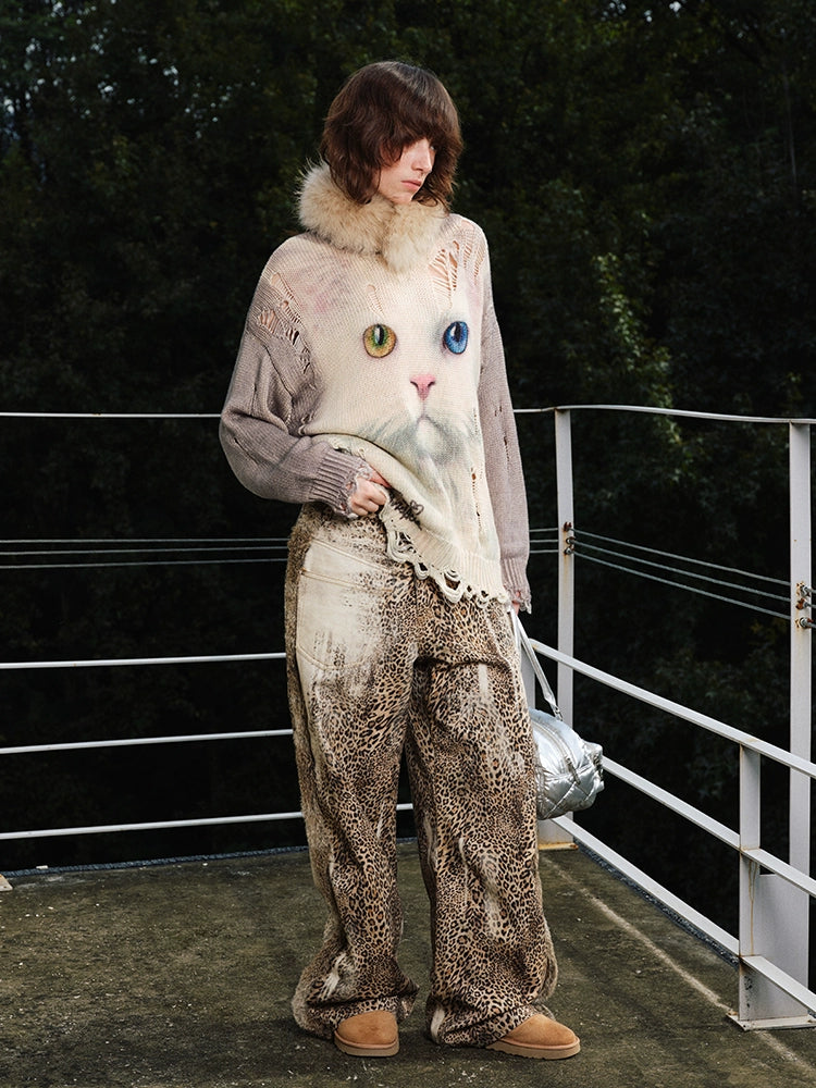 Raccoon & Rabbit Fur Double-Sided Scarf - CHINASQUAD