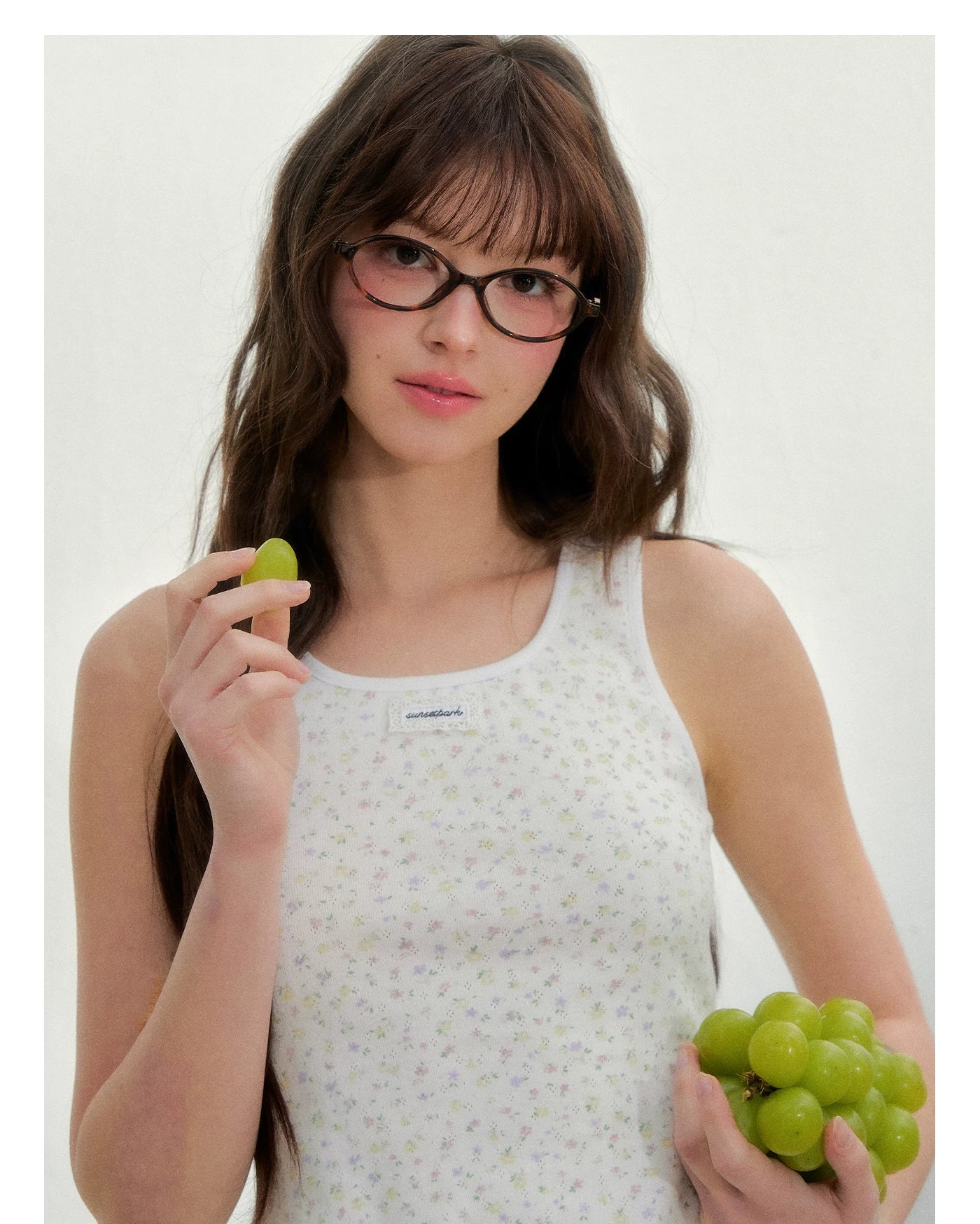 Air Like Green Apples Cotton Floral T-Shirt