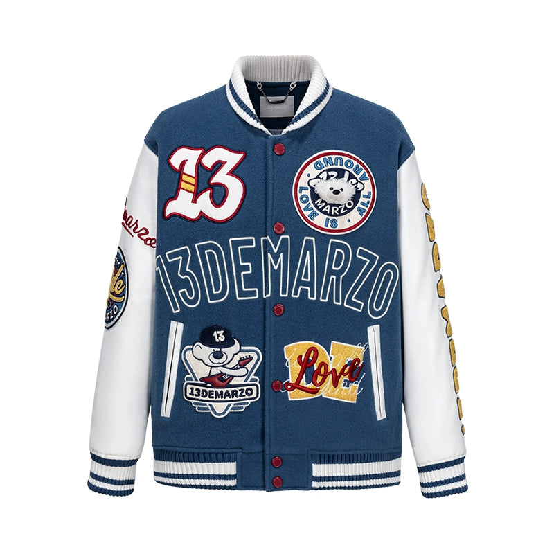 Doozoo Retro Instruments Baseball Jacket - CHINASQUAD