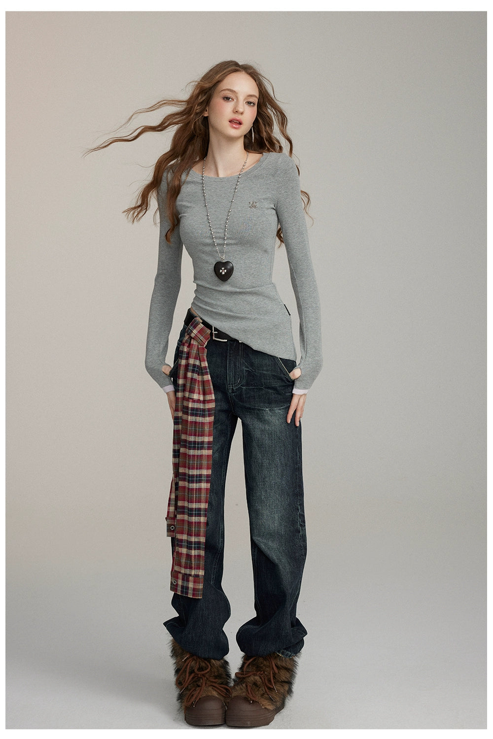 Loose Straight-Leg Denim Pants - CHINASQUAD