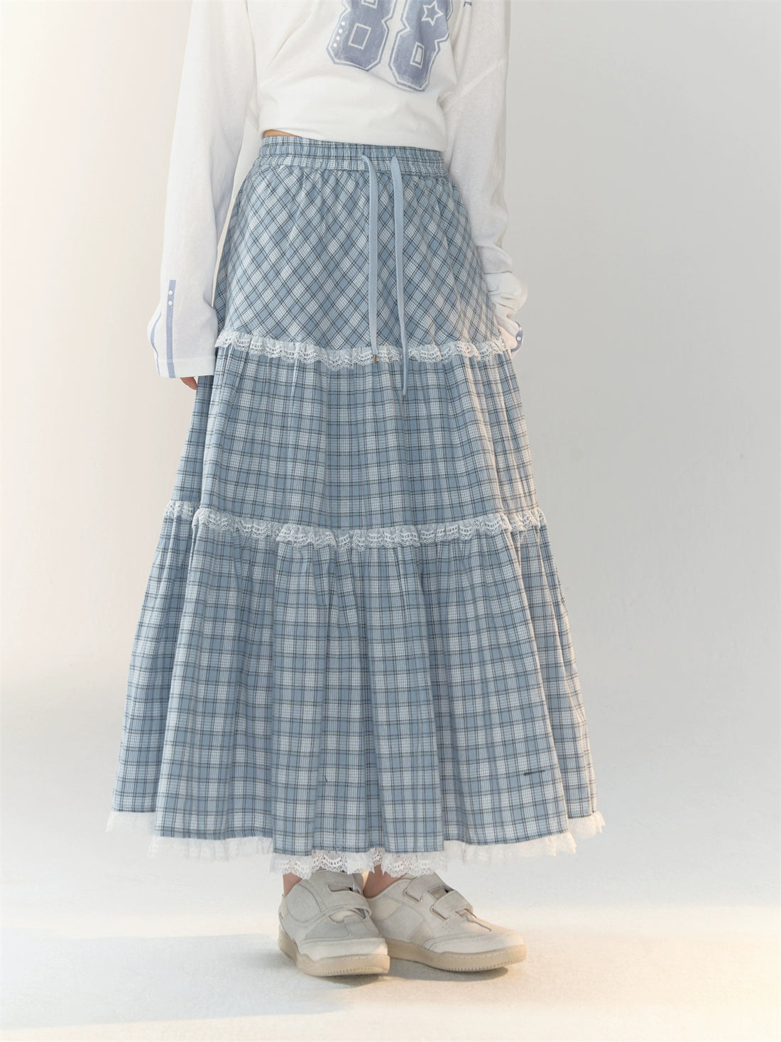 Lace Trimmed Cake Skirt - CHINASQUAD