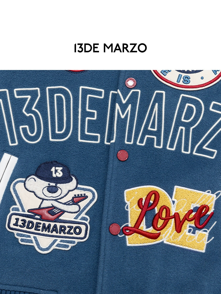 Doozoo Retro Instruments Baseball Jacket - CHINASQUAD