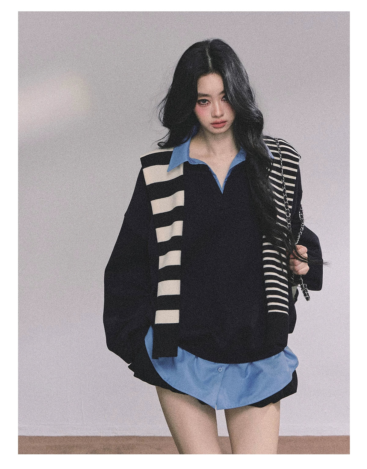 Two-Piece American Oversized Sweatshirt