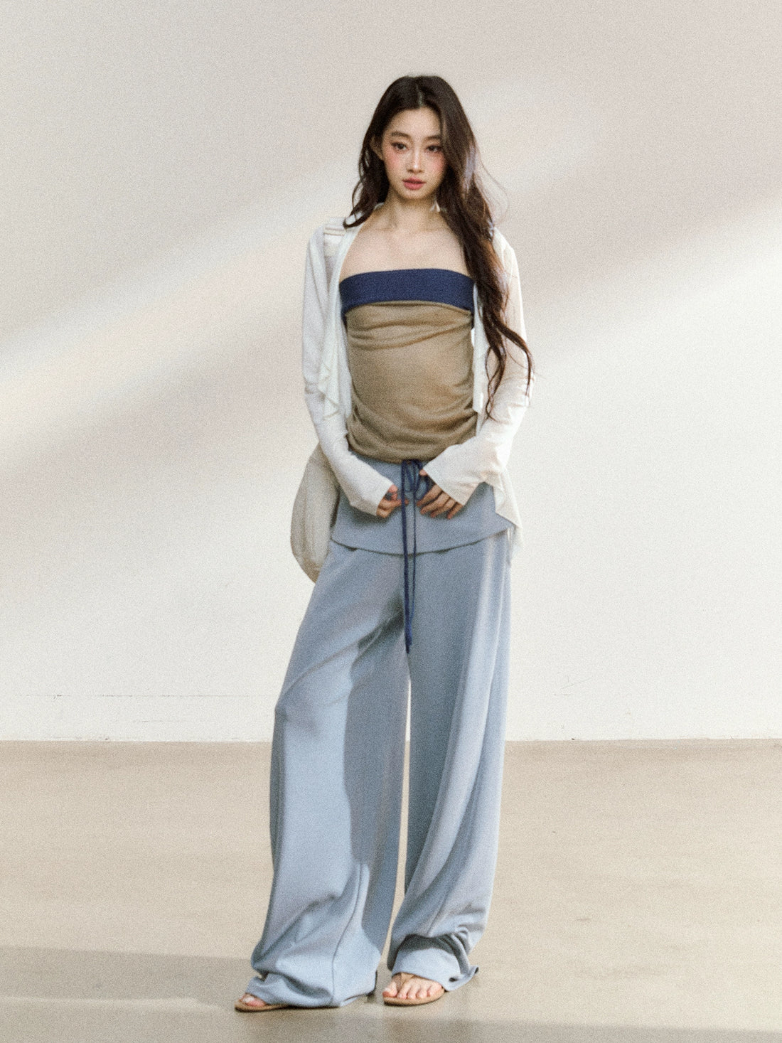 Colorblock Wool-Blend Bandeau - CHINASQUAD