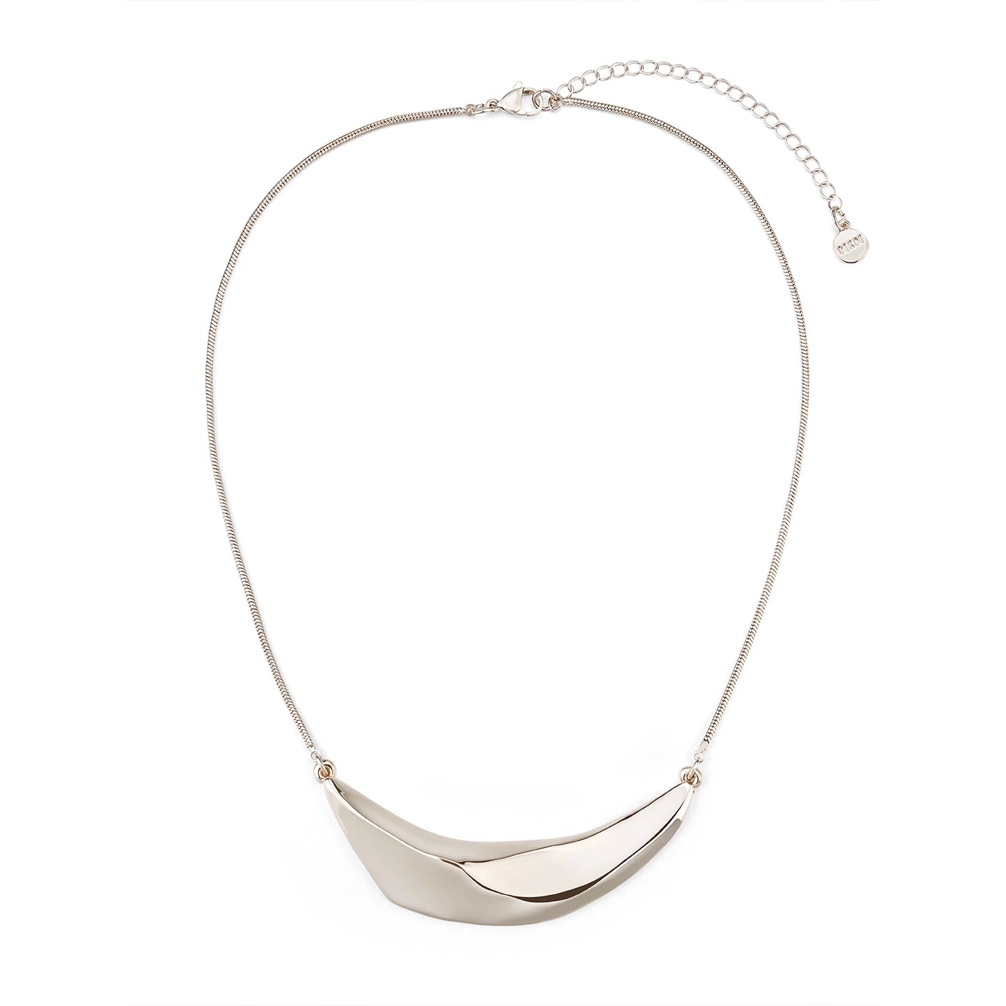 Faceted Geometric Pendant Necklace