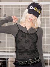 Detachable Fur Embroidered Baseball Cap - CHINASQUAD