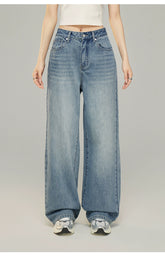 MacyMccoy Logo Embroidered Wide-Leg Jeans - CHINASQUAD
