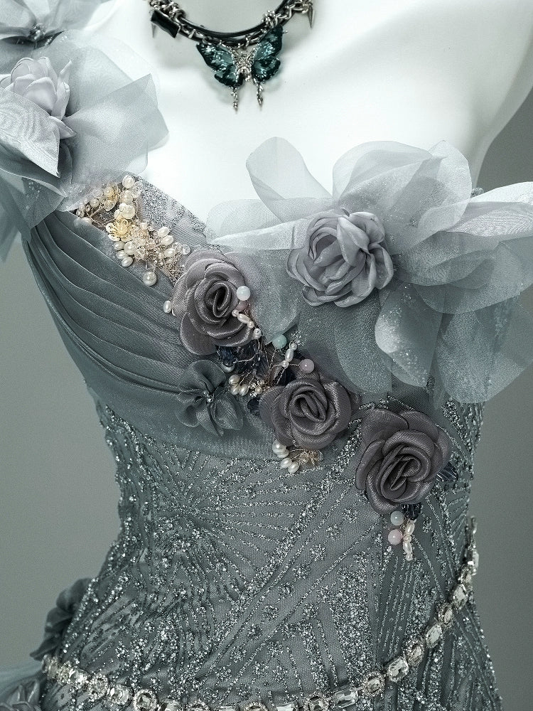 Ethereal Deepsea Couture Gown