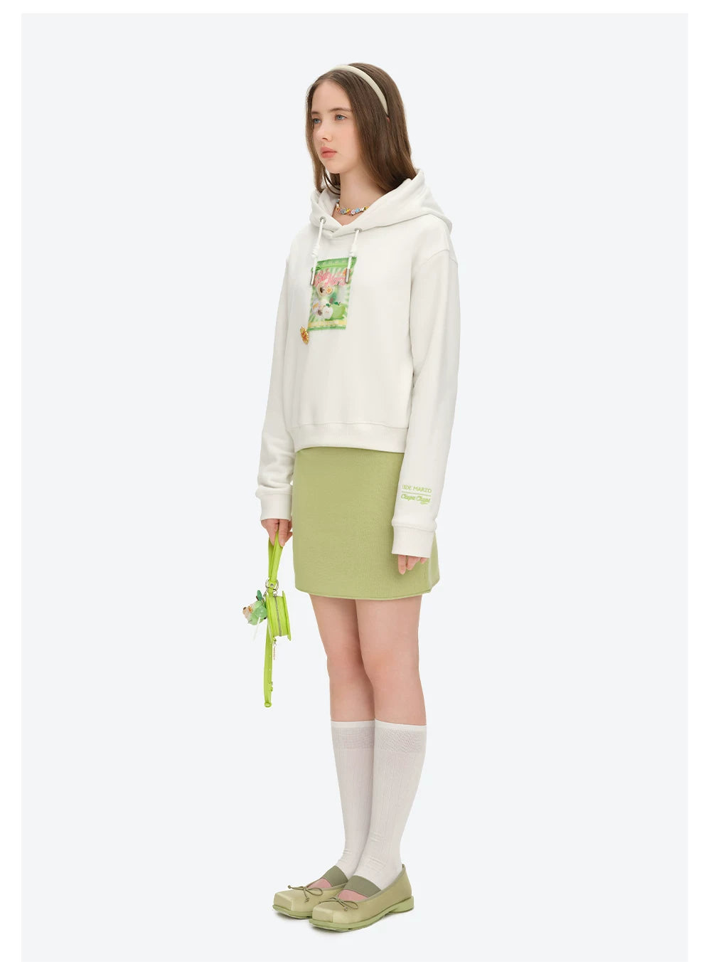 Lollipop Wrapper Cropped Hoodie