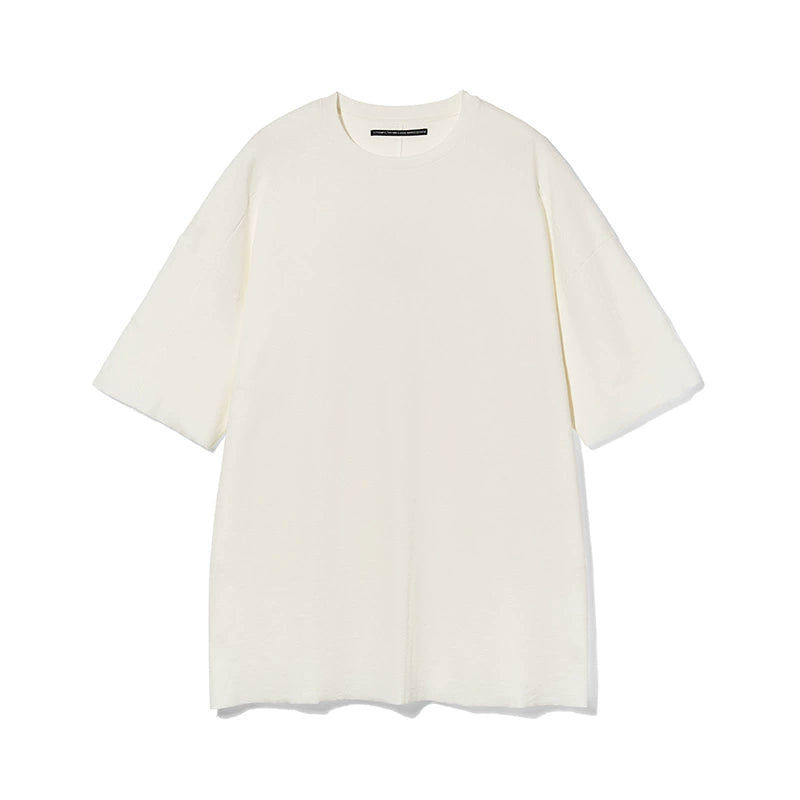 SS25 Linen-Blend Oversized T-Shirt - CHINASQUAD