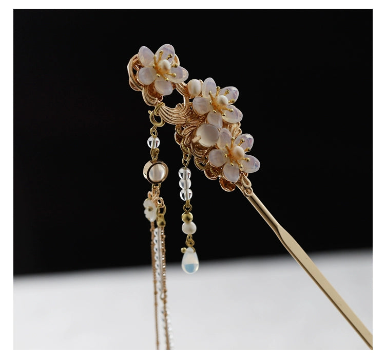 Ming Dynasty Tassels Handmade Hanfu Hairpin - CHINASQUAD