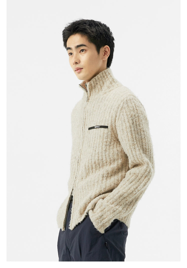 High Collar Zip-Up Jacket - CHINASQUAD