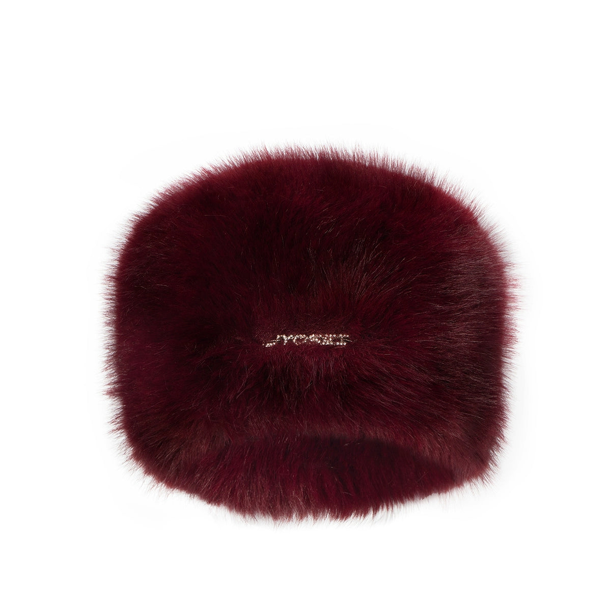 Angora-Touch Faux Fur Flat Cap
