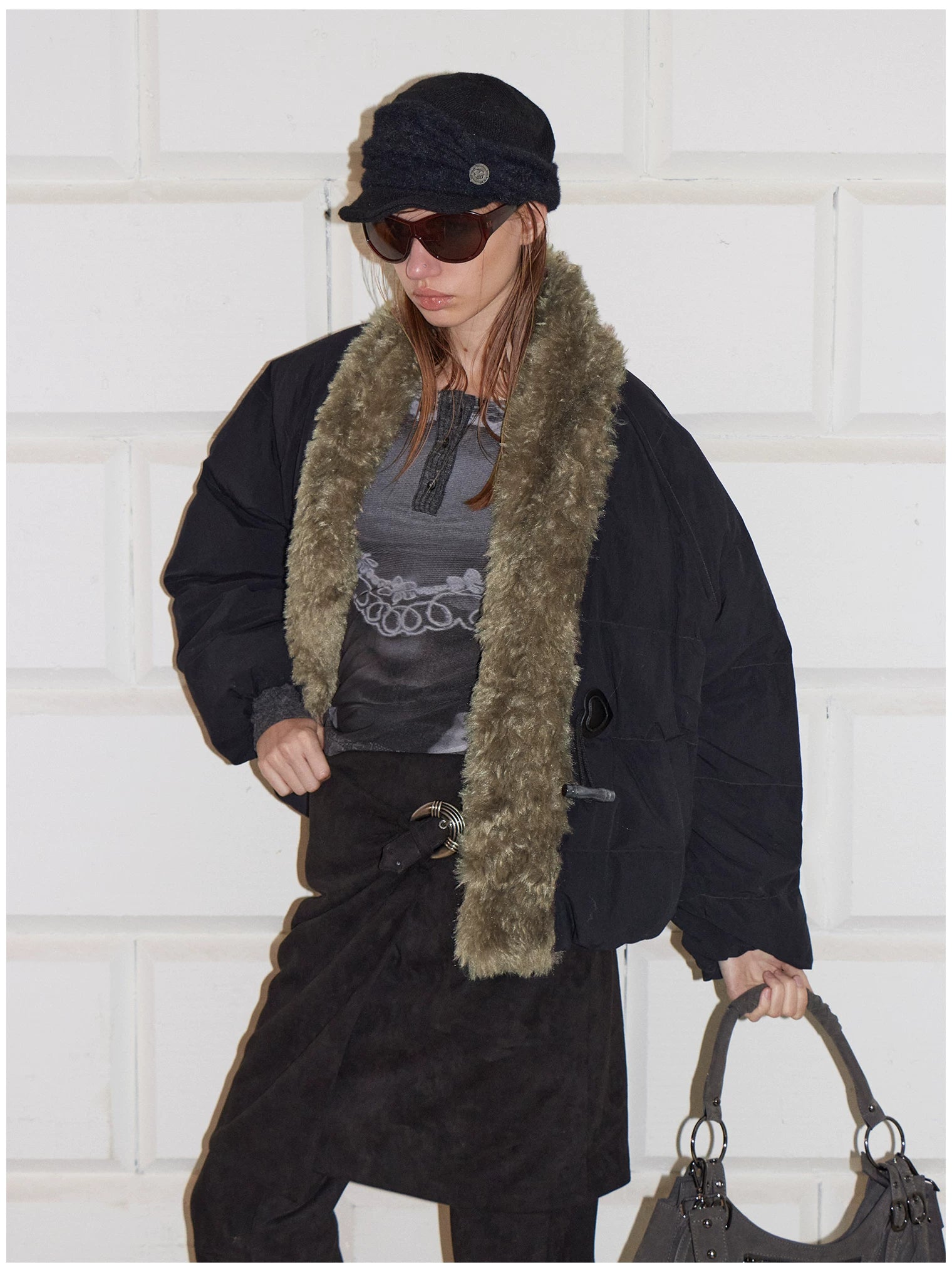 90% Duck Down Fur-Trimmed Parka