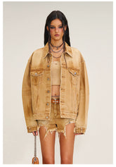 Compass Wildfire Washed Denim Jacket - CHINASQUAD