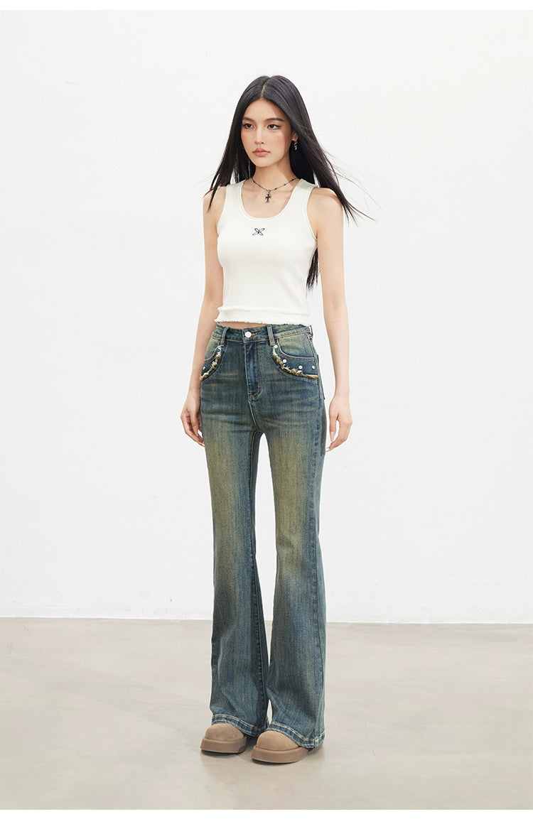 Maillard Flared Jeans - CHINASQUAD