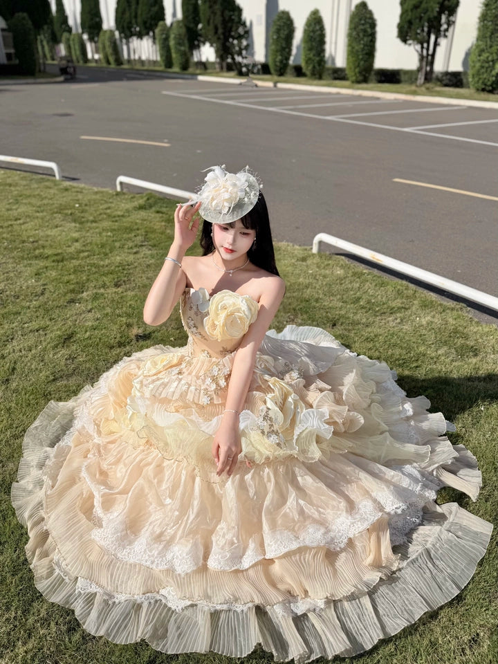 Enchanted Reverie Bloom Couture Gown