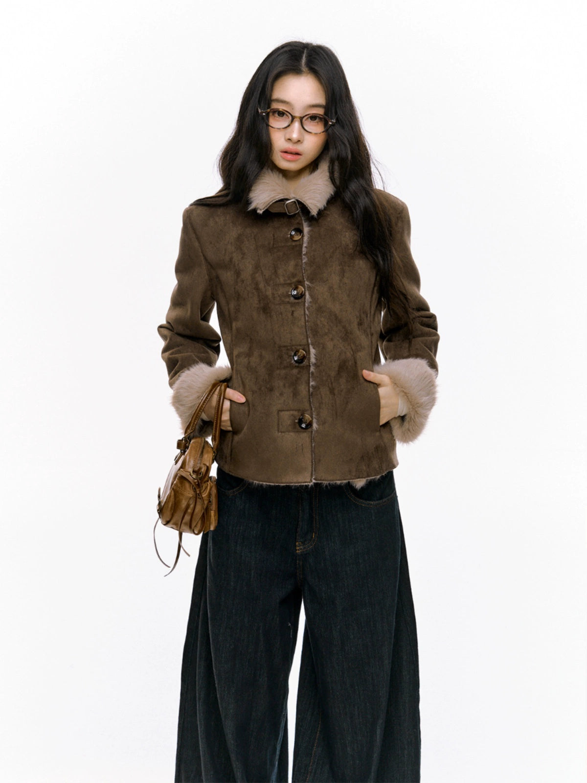 Slim-Fit Furry Jacket - CHINASQUAD