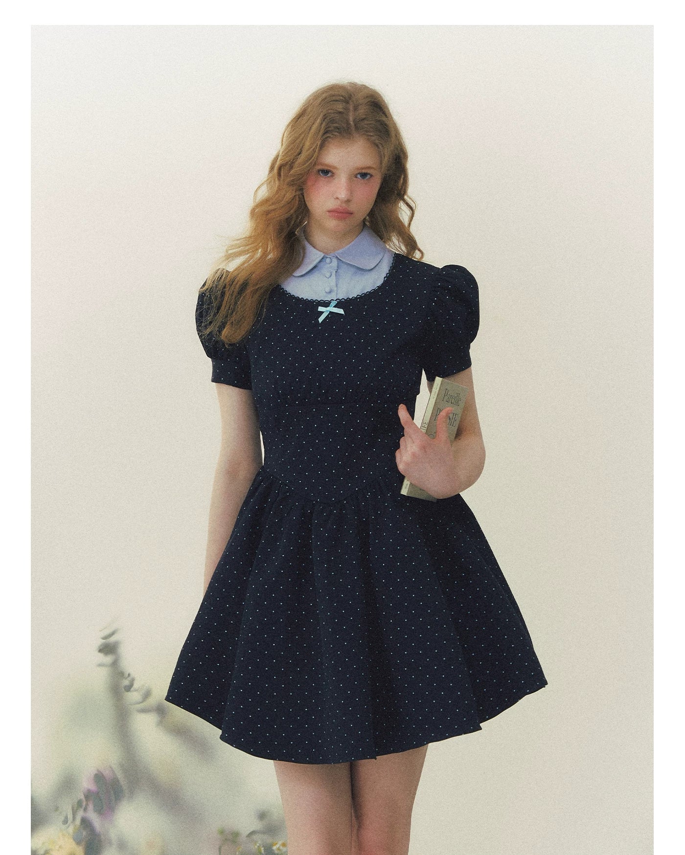 Polka Heiress Puff Dress