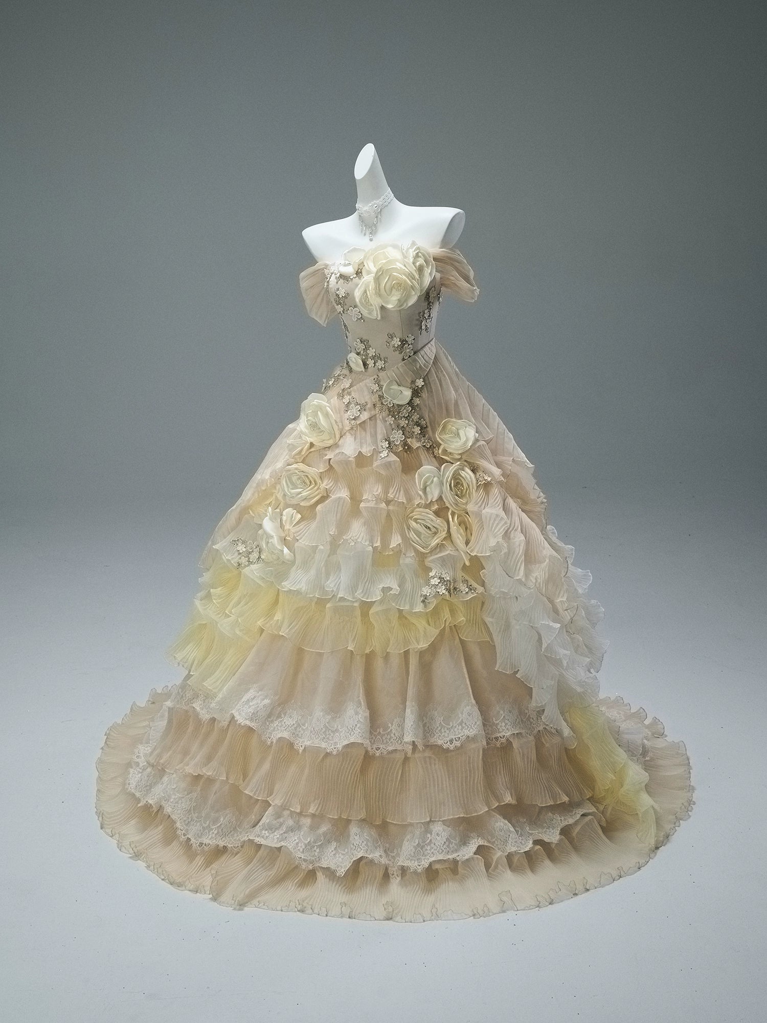 Enchanted Reverie Bloom Couture Gown