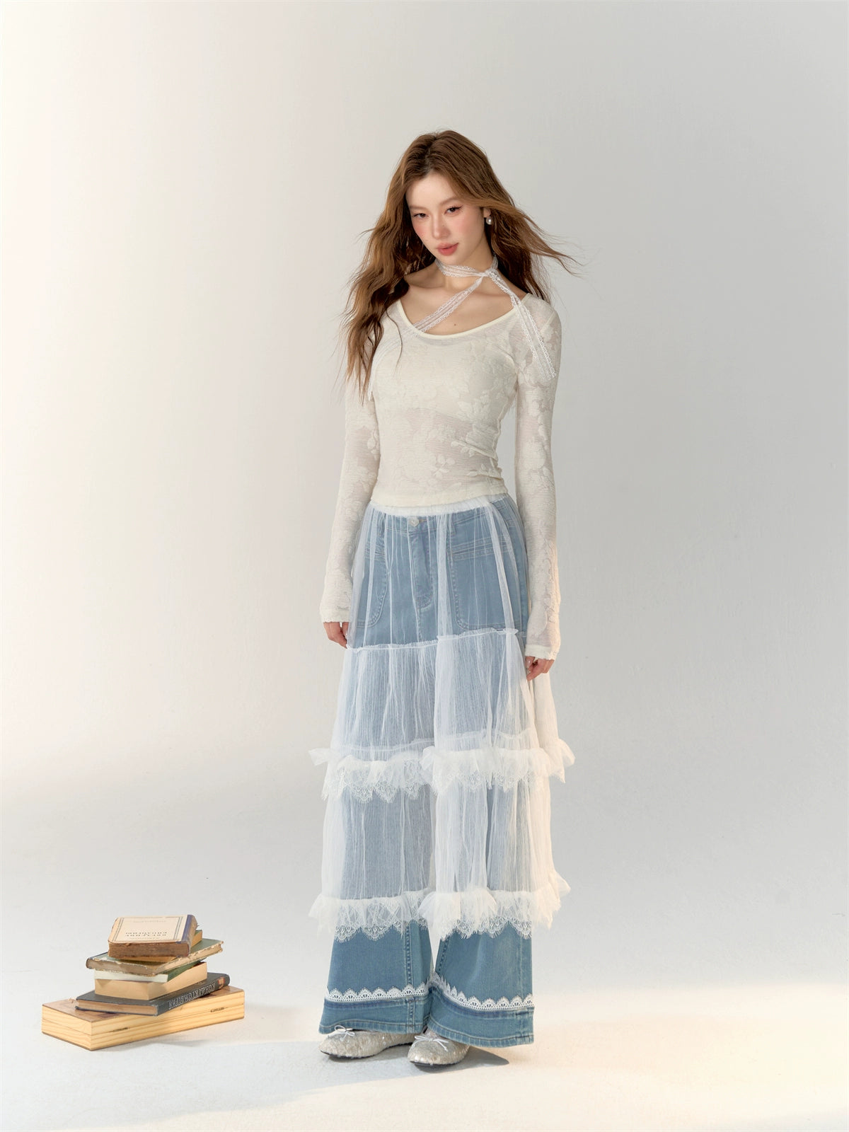 White Long-Sleeve Base Layer T-Shirt - CHINASQUAD