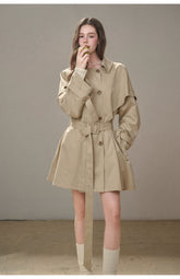 Comfy Chestnut Trench Coat - CHINASQUAD