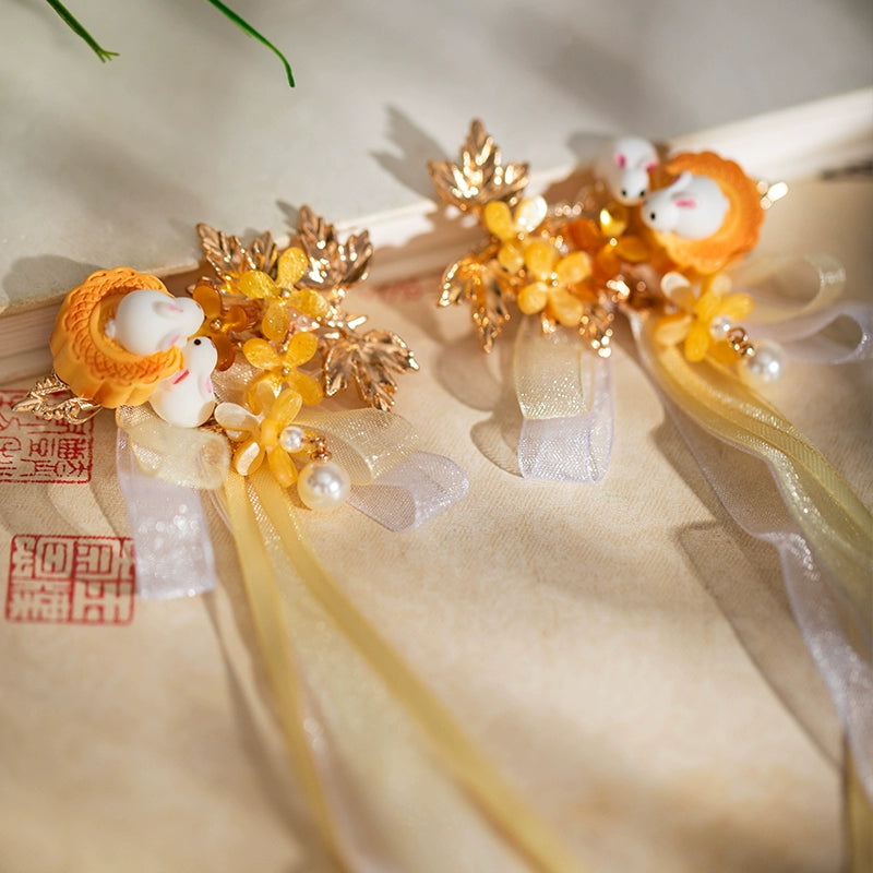 Fairy Tassel Rabbit Hanfu Hair Clip - CHINASQUAD