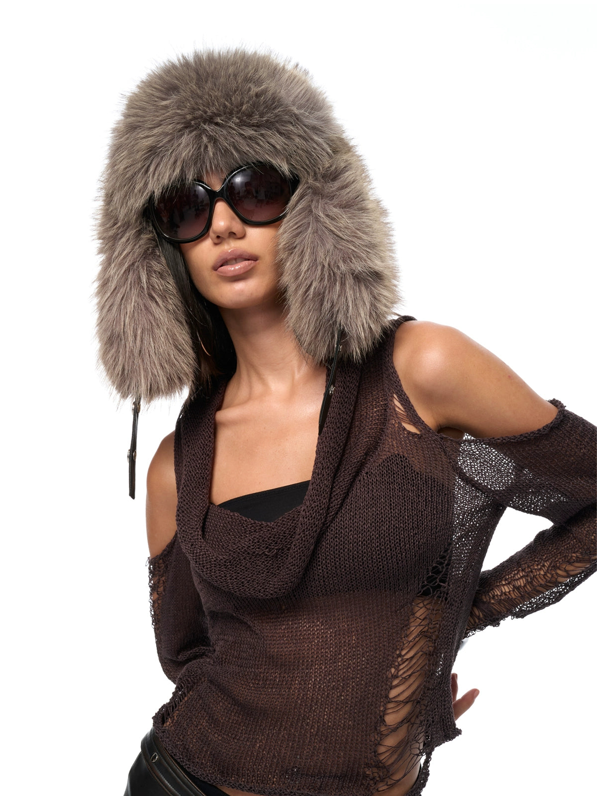 Faux-Fur Trapper Hat