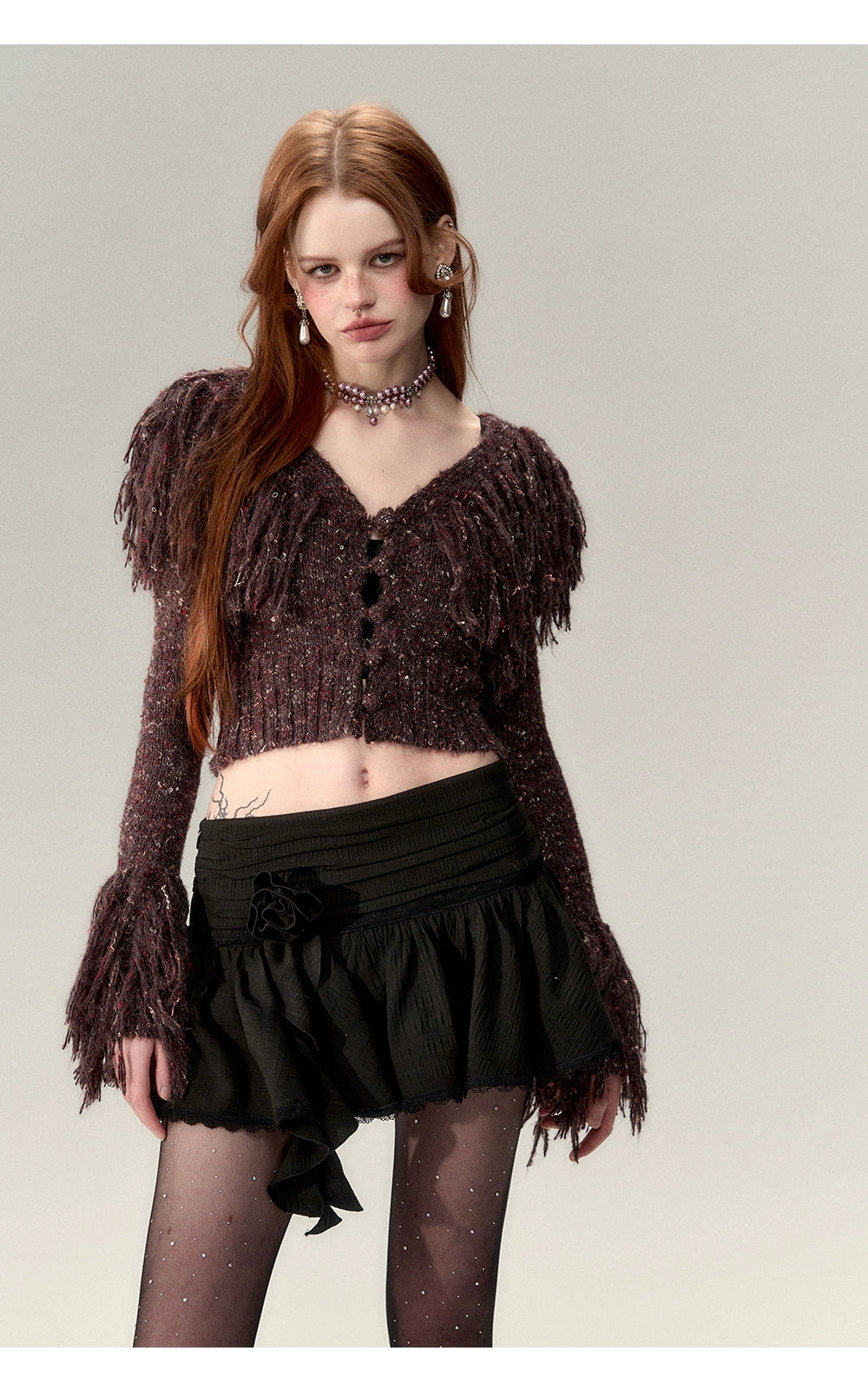 Fringe Knit Sweater - CHINASQUAD