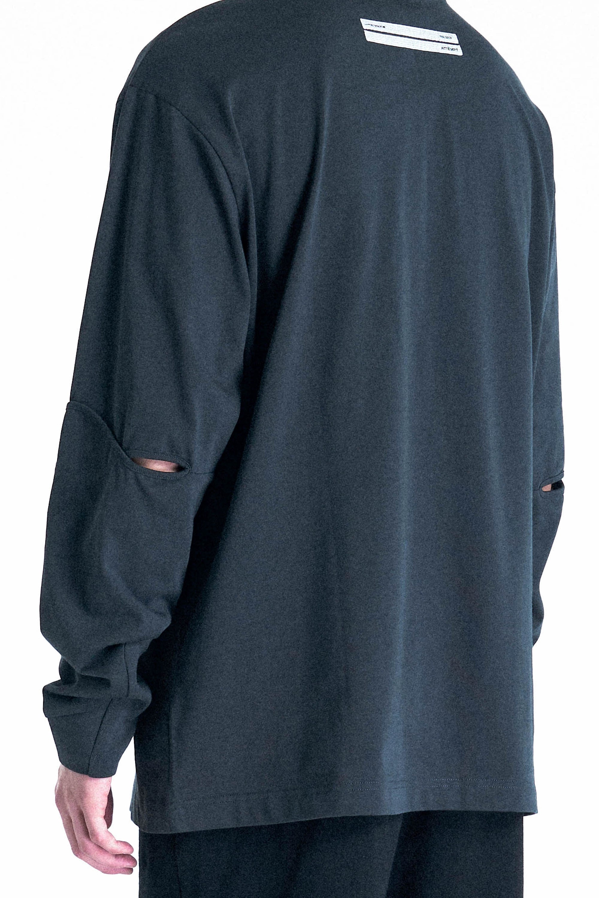 Disjointed Structure Long Sleeve T-Shirt - CHINASQUAD