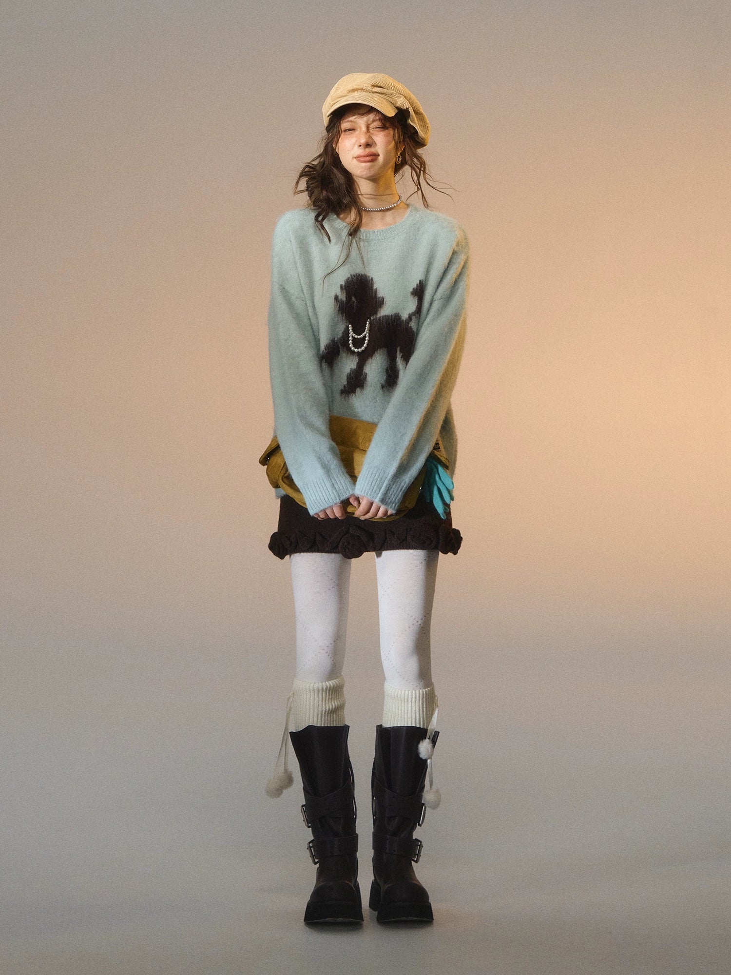 Playful Puppy Crewneck Sweater - CHINASQUAD