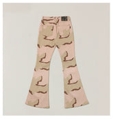 COMPASS Classic Storm Denim Flare Pants - CHINASQUAD