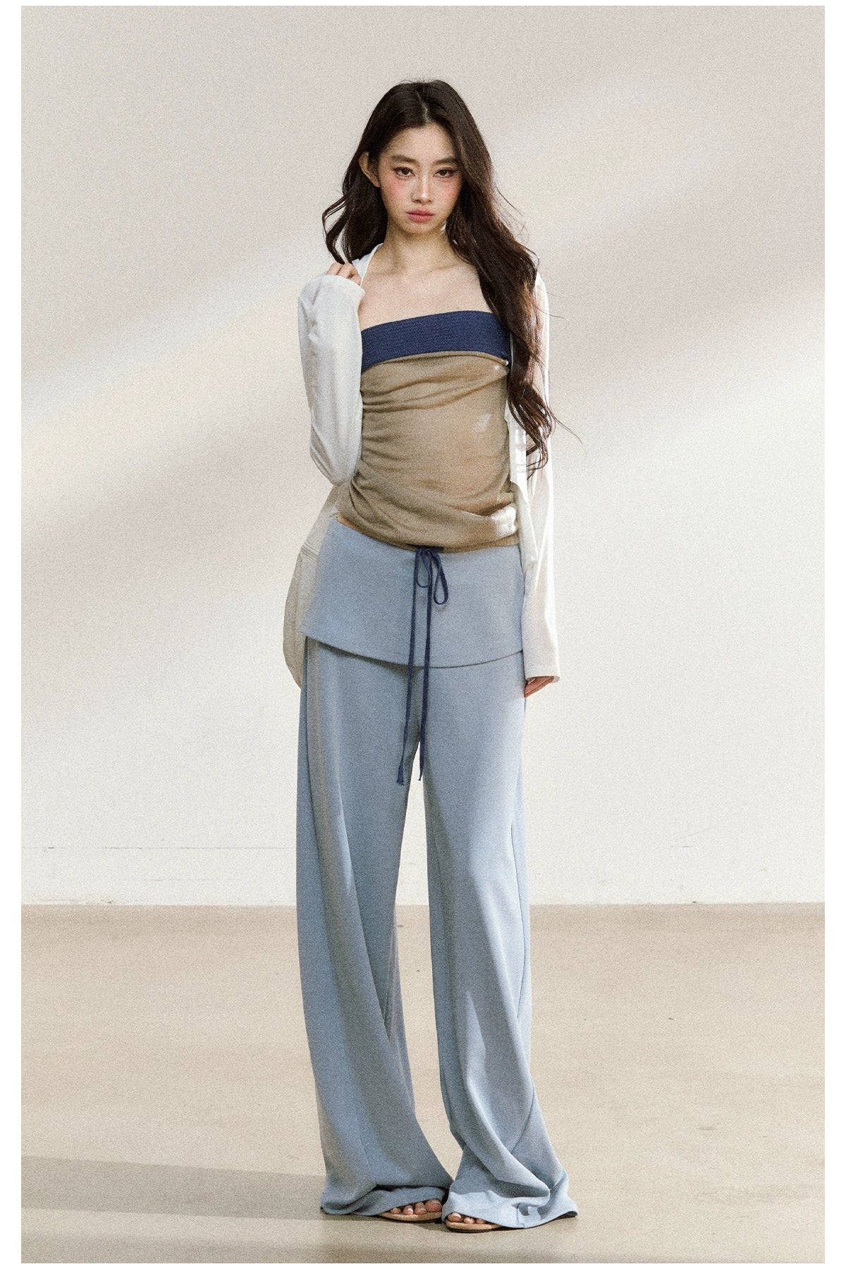 Colorblock Wool-Blend Bandeau - CHINASQUAD